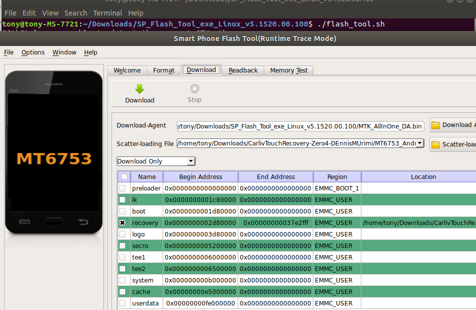 How to Install SP Flash Tool on Ubuntu for MediaTek Android Flashing
