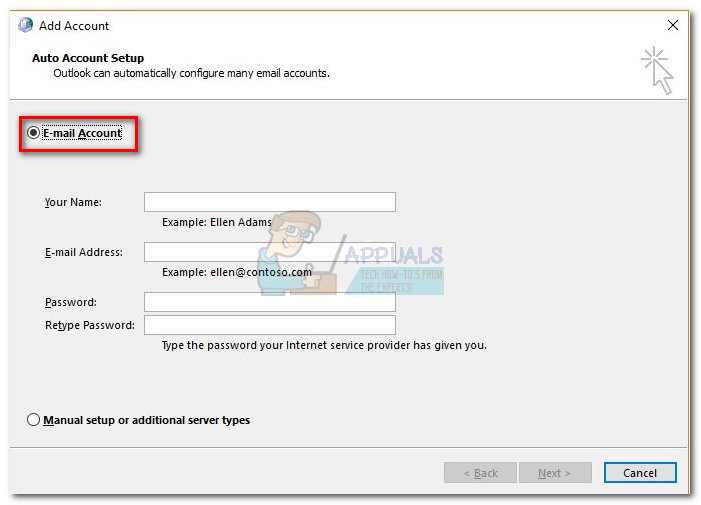 how to delete primary email account in outlook 2016