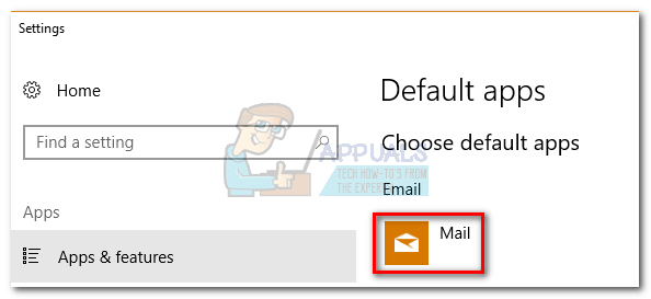how to set default mail client in outlook 2016