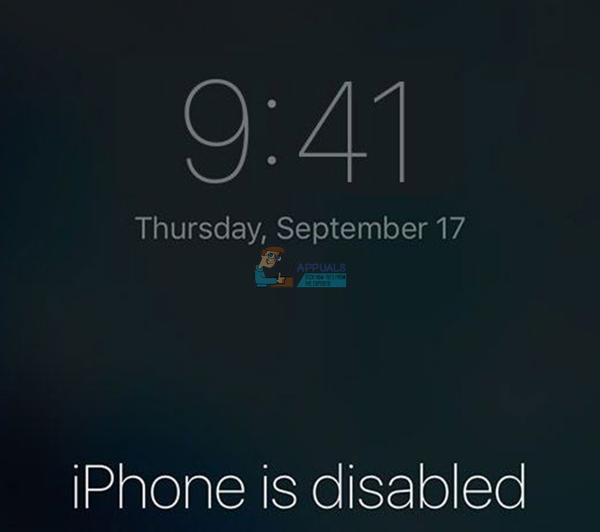 How to recover disabled iphone