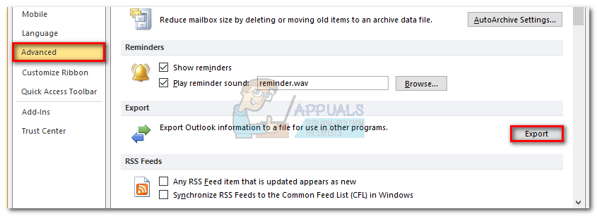export outlook account settings 2010 export outlook account settings 2010