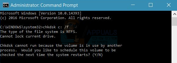 Fix Chkdsk Cannot Lock Current Drive Error Appuals Com