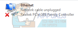 Fix: Network Cable Unplugged