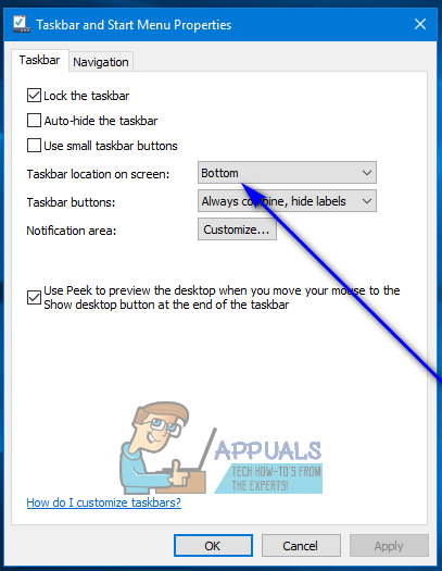 How to Move the Taskbar on a Windows Computer - Appuals.com