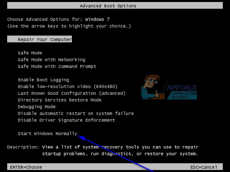 how to take your computer off safe mode