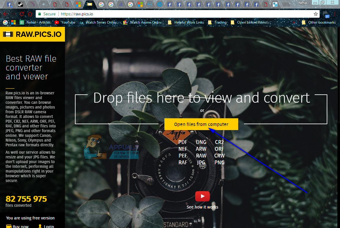 how to convert cr2 to jpeg using digital photo editor