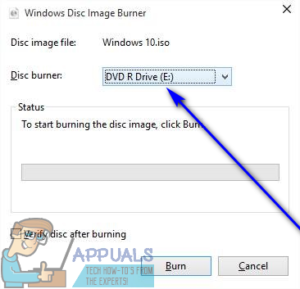 burn dvd iso windows 10