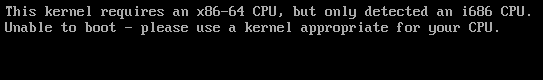 Fix Unable To Boot Please Use A Kernel Appropriate For Your Cpu Appuals Com