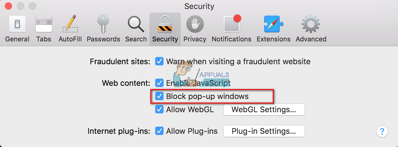 How to Allow Pop Ups on Mac - Appuals.com