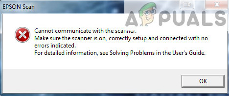 Fix Epson Scan Cannot Communicate With The Scanner Appuals Com