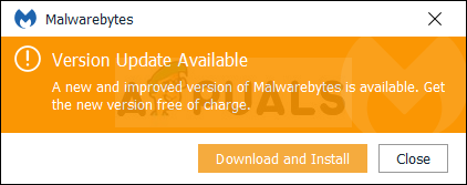 update malwarebytes manually windows 10