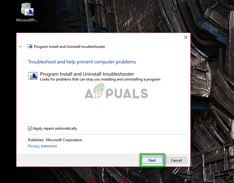 Fix A Fatal Error Occurred during Installation