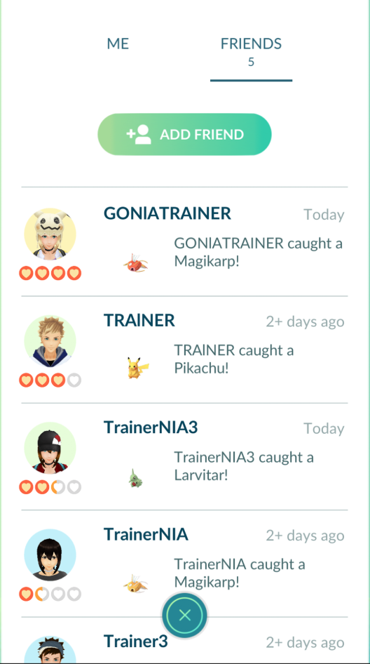 New Pokemon Go Friends Feature Allows Players To Trade Pokemon And Gift Items Appuals Com