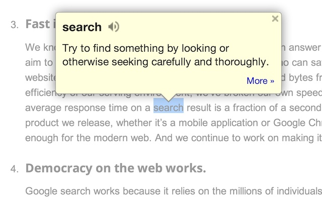 search for a word webpage mac chrome