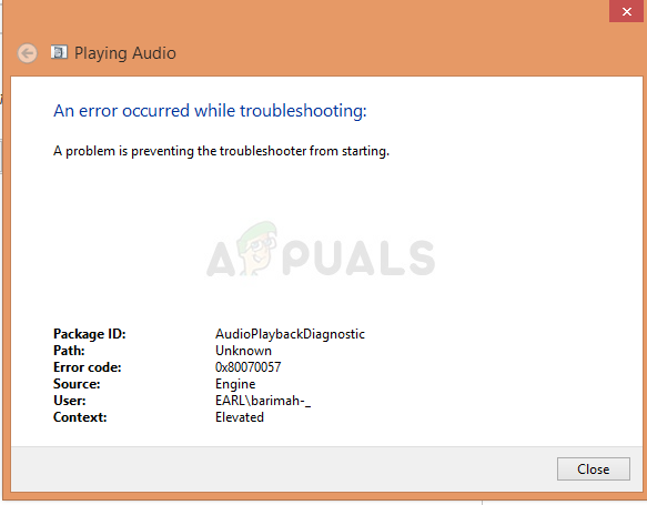 Fix A Problem Is Preventing The Troubleshooter From Starting On Windows 10 Appuals Com