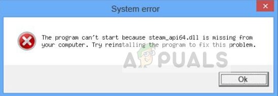 steam api dll move and deleting