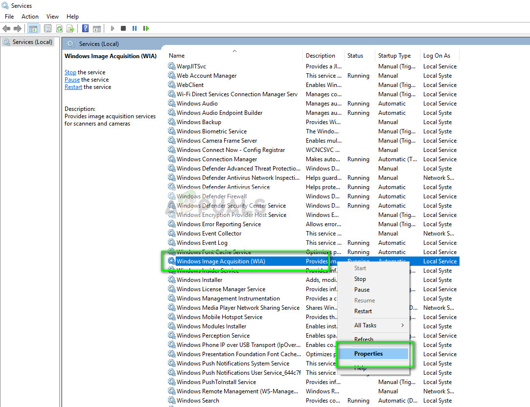 Fix windows image acquisition high cpu