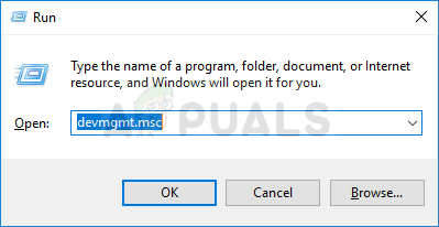 Opening Device Manager from Run dialog box
