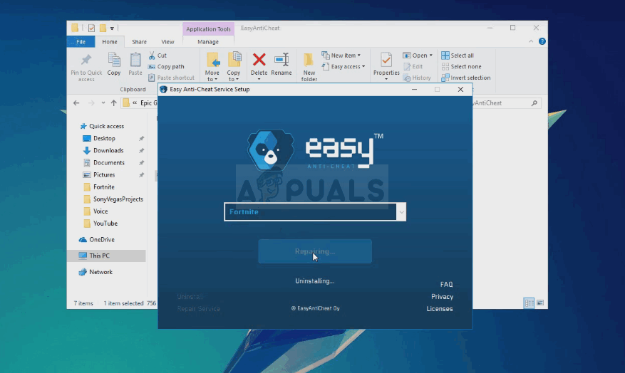 EasyAntiCheat Repair Service