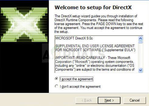 DirectX Terms and Conditions