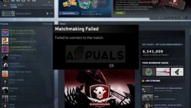 CS:GO Failed to connect to match