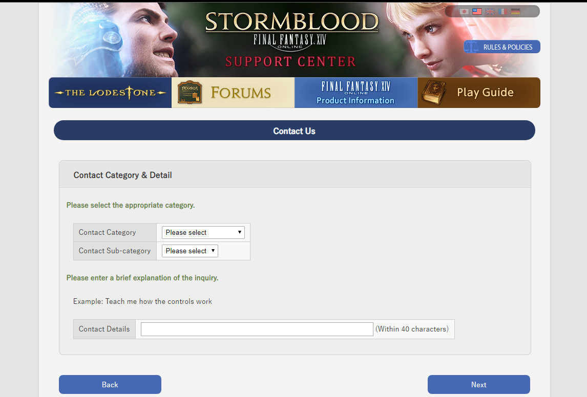 Official Support of Square Enix (ticker system)