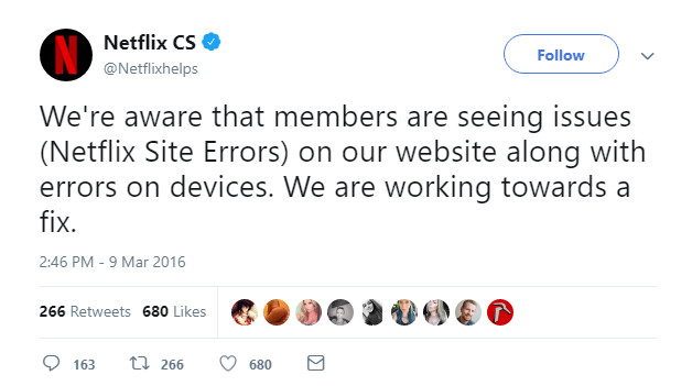 Netflix Error F7111-1957-205040 in Google Chrome