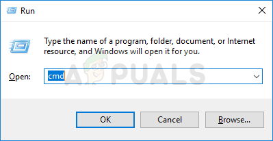 Opening Command Prompt using Run box