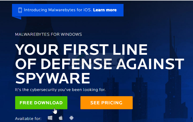 Download Malwarebytes for free