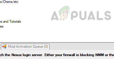 Login error in Nexus Mod Manager. Firewall or server error