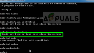 Could not find or load main class in Java command line