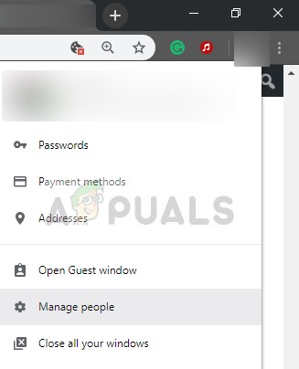 Manage people (profiles) - Google Chrome