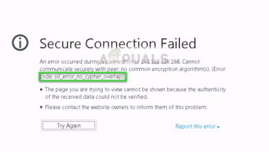 SSL_NO_CYPHER_OVERLAP in Firefox browser..