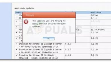 Updates you are trying to apply are not dell-authorized updates