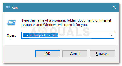 Run dialog: ms-settings:otherusers