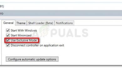 Exclusive mode dosen't work