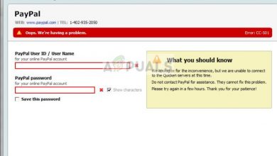Quicken Error cc-501 in Windows 10