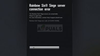 Rainbow Six Siege Error Code 3-0x0001000b