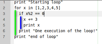 notepad++ python indentation error