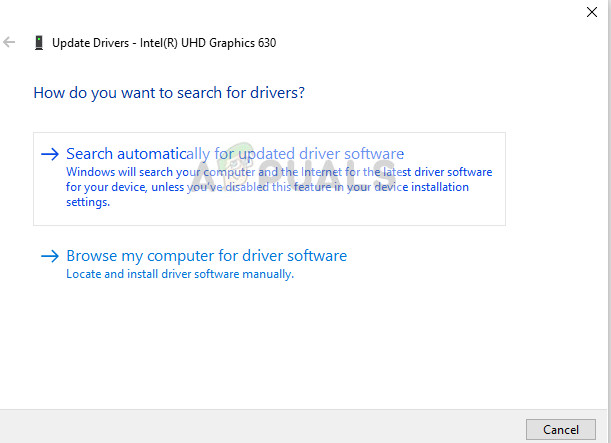 Automatic/Manual Update - Device manager in Windows 10
