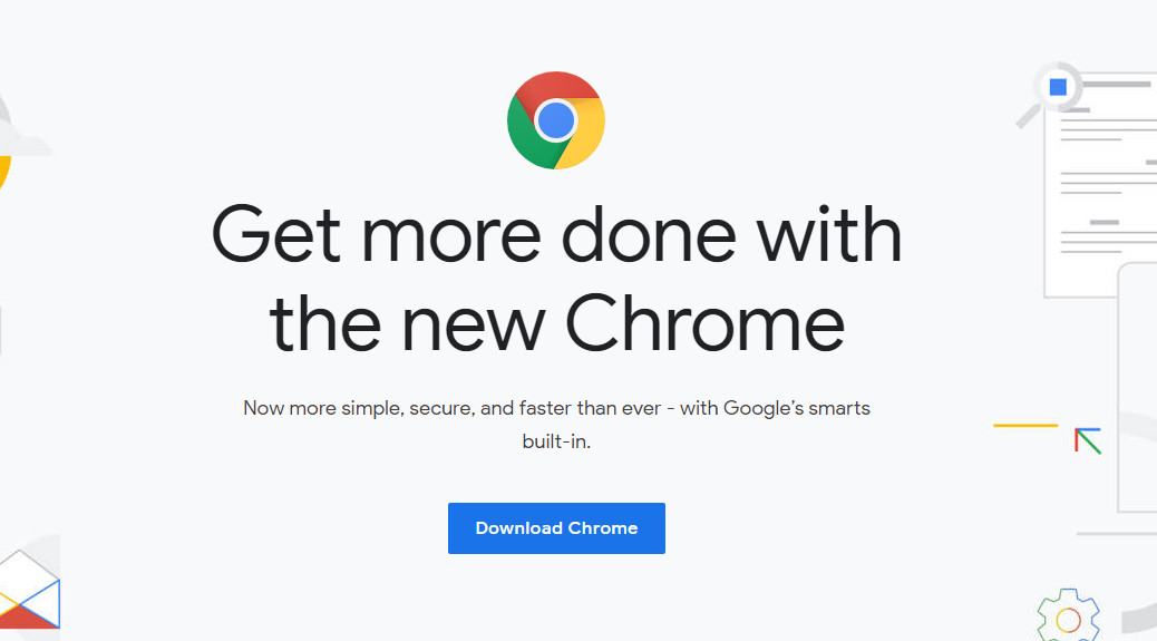 Downloading Google Chrome in Windows 10