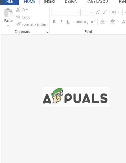 Opening a document in Word on Windows 10