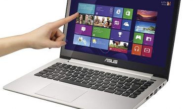 Touchscreen laptop running Windows 10