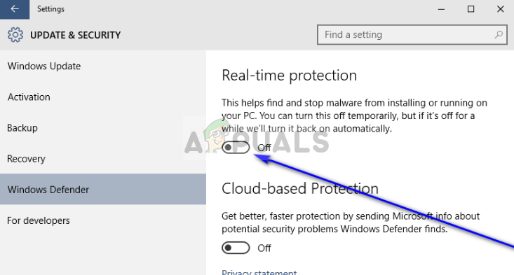 Disabling Windows Defender - Windows 10