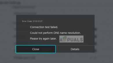 Nintendo Switch Error Code 2110-3127