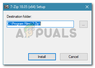 Installing 7-zip