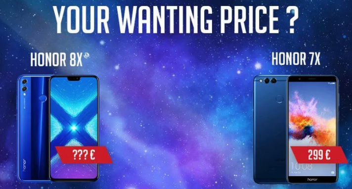 Honor 8X price contest