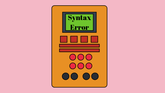 What Is A Syntax Error? - Appuals.com