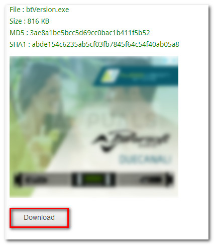 Downloading Bluetooth Version Finder