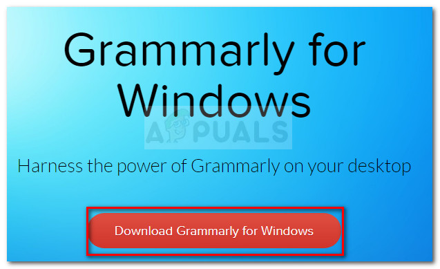 Downloading Grammarly for Windows